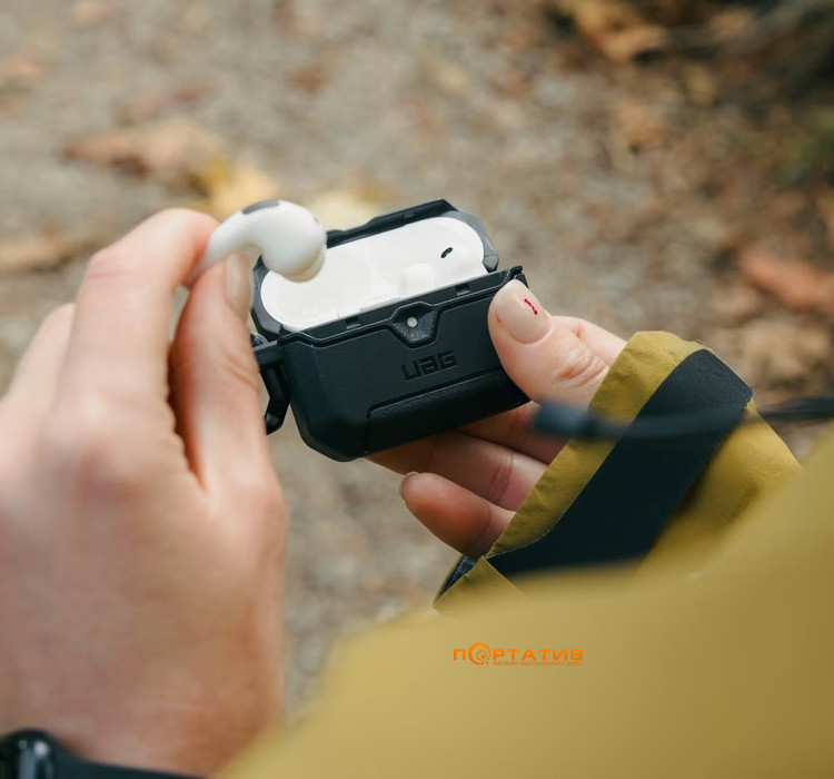 Чохол UAG для AirPods Pro (Gen 3, 2025) Scout, Black (104133114040)