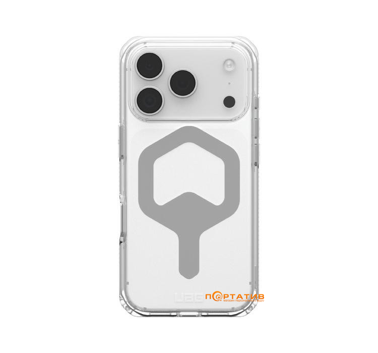 Чехол UAG iPhone 17 Pro, Plyo MagSafe, Ice/Silver (114529114333)