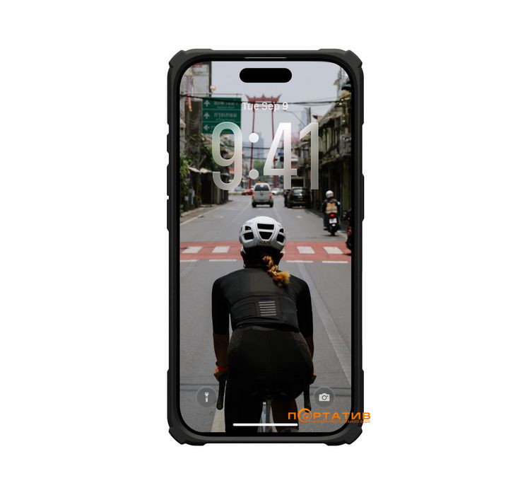 Чехол UAG iPhone 17, Plasma XTE MagSafe, Black/Pop Orange (114526114097)