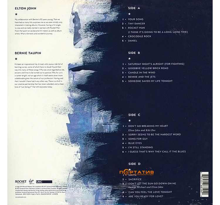 Виниловая пластинка Elton John - Diamonds. Greatest Hits [2LP]