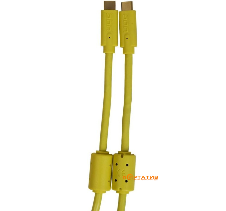 Кабель UDG Ultimate Cable USB 3.2 C-C Yellow Straight 1.5m