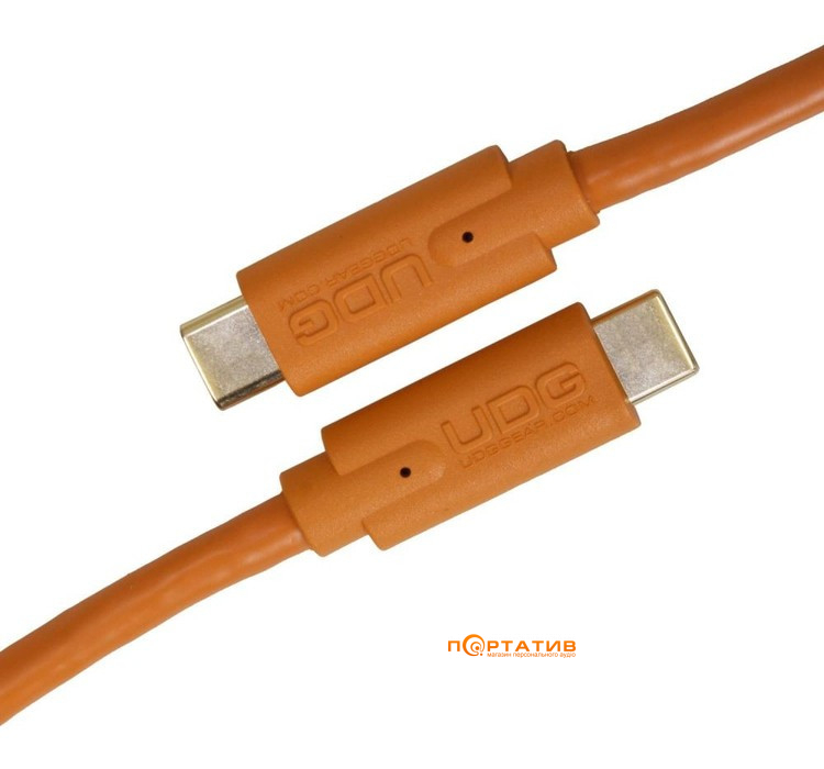 Кабель UDG Ultimate Cable USB 3.2 C-C Orange Straight 1.5m