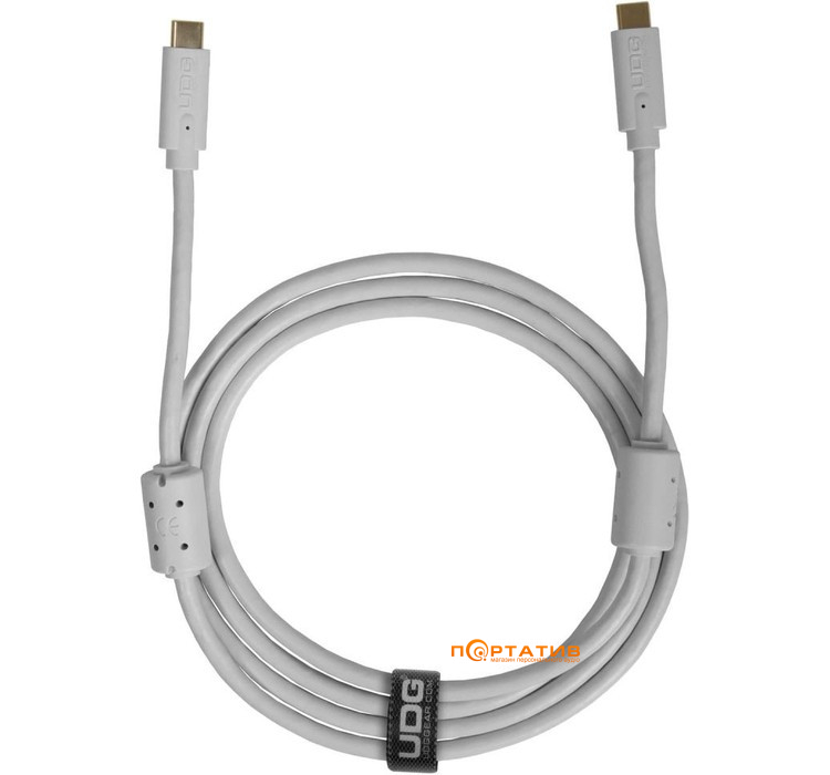 Кабель UDG Ultimate Cable USB 3.2 C-C White Straight 1.5m