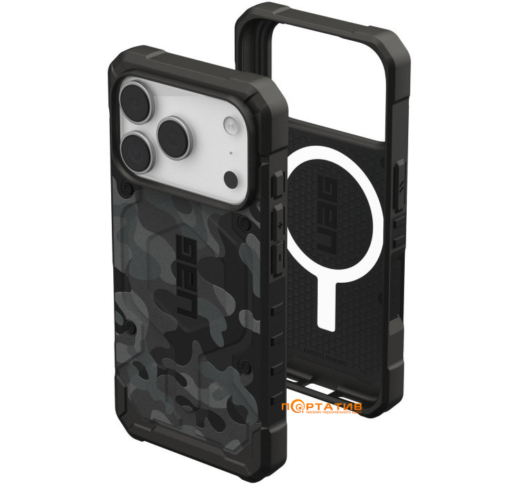 Чохол UAG iPhone 17 Pro, Pathfinder MagSafe SE, Midnight Camo (114548114061)