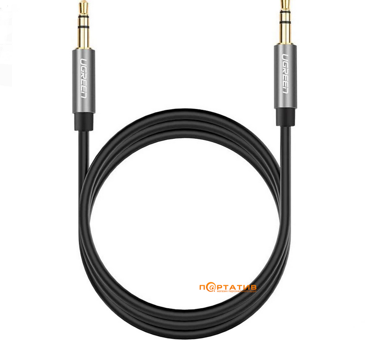 Кабель UGREEN AV119 3.5mm Male to 3.5mm Male Cable 1.5m Black (10734)