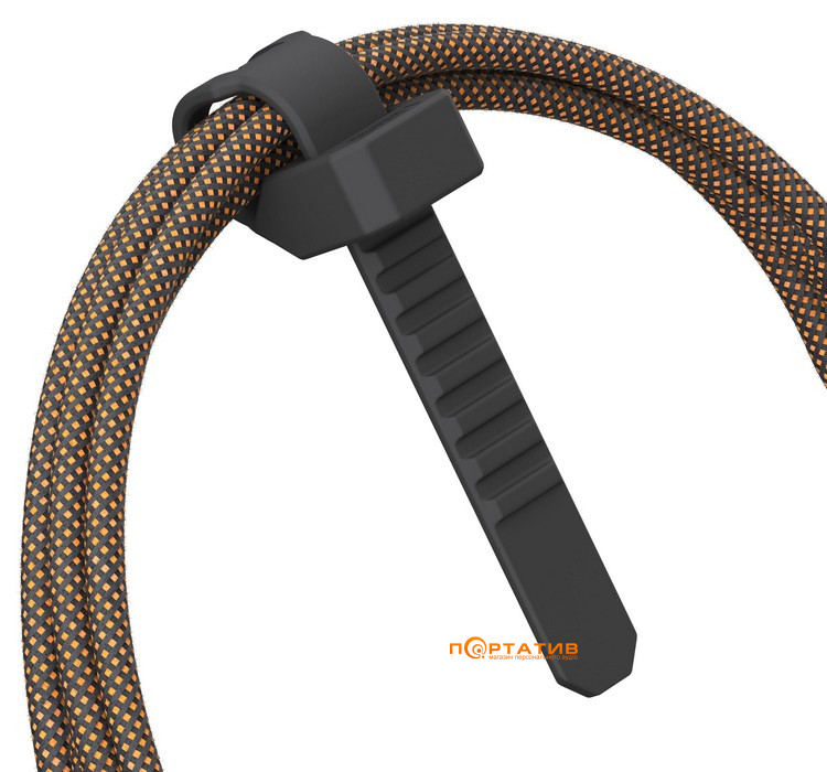 Кабель UAG Rugged Double Braided Nylon USB-C to USB-C 3.2 Cable 240W 0.75m Black/Orange (9B4415114097)