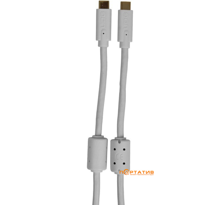 Кабель UDG Ultimate Cable USB 3.2 C-C White Straight 1.5m