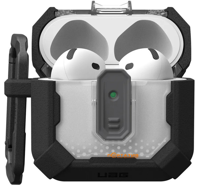 Чехол UAG для AirPods (Gen 4, 2024) Plasma, Black (104129114040)