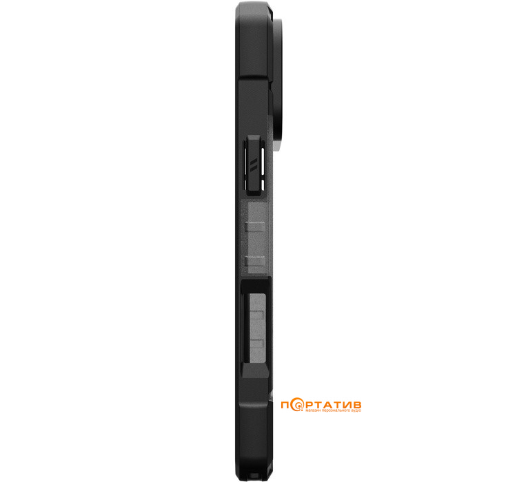Чохол UAG iPhone 17 Pro Max, Pathfinder Clear MagSafe, Ash/Black (114552113140)