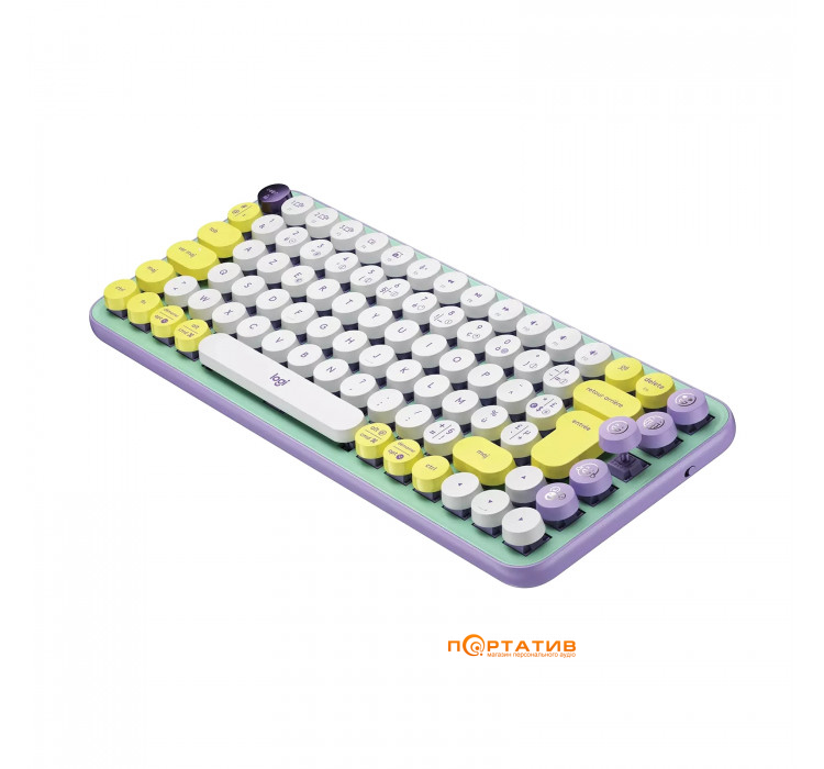 Logitech POP Keys Wireless Mechanical Keyboard Daydream Mint UA (920-010736)