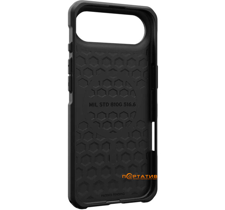 Чехол UAG iPhone 17 Air, Metropolis LT Magsafe, Kevlar Black (114520113940)