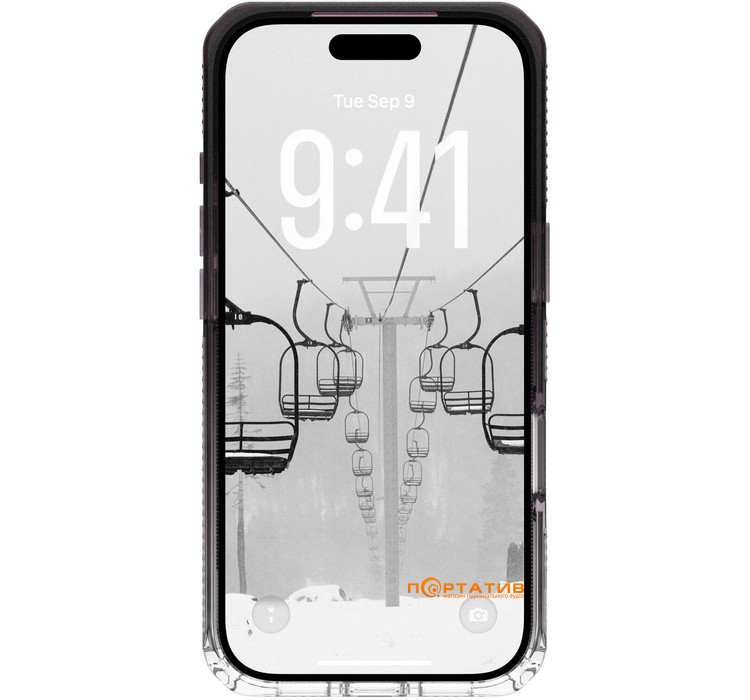 Чохол UAG iPhone 17 Pro, Plyo MagSafe, Black/Clear Ombre (11452911404G)