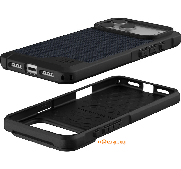 Чохол UAG iPhone 17 Pro Max, Metropolis LT MagSafe, Kevlar Mallard (114518113955)