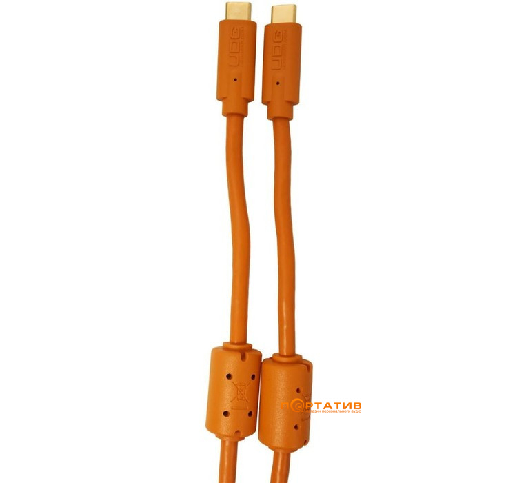 Кабель UDG Ultimate Cable USB 3.2 C-C Orange Straight 1.5m