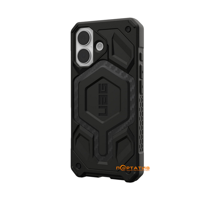 Чехол UAG iPhone 17, Monarch Pro MagSafe, Carbon Fiber (114516114242)