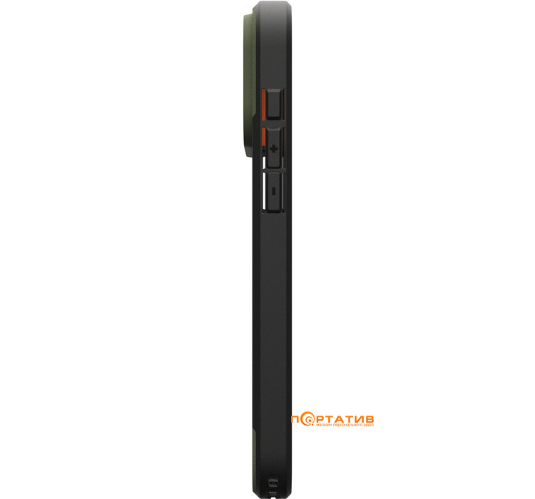 Чохол UAG iPhone 17 Pro Max, Civilian MagSafe, Olive/Orange (114546117297)