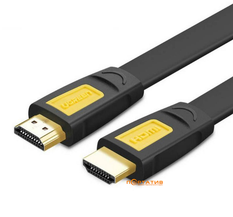 UGREEN HD101 HDMI Round Cable 2m Yellow/Black (10129)