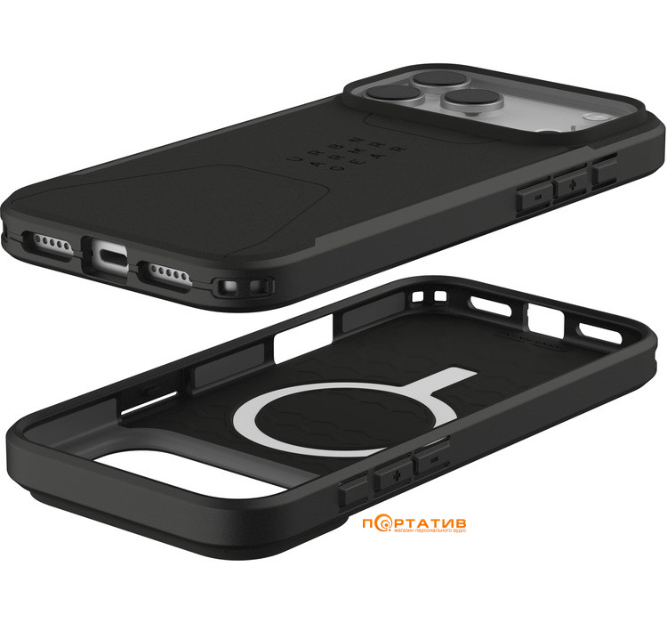 Чохол UAG iPhone 17 Pro Max, Civilian MagSafe, Black (114546114040)