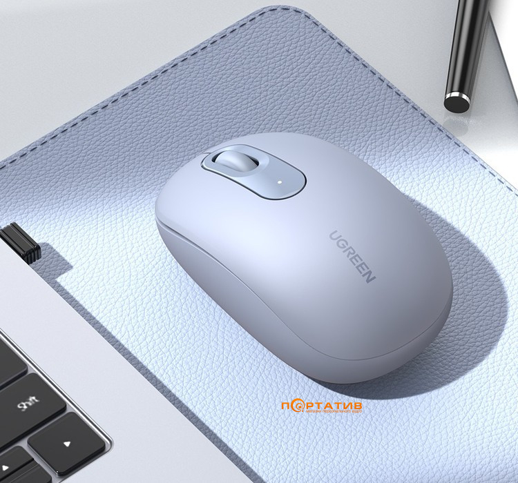 Мишка Ugreen Portable Wireless Mouse Blue MU105 (90671)
