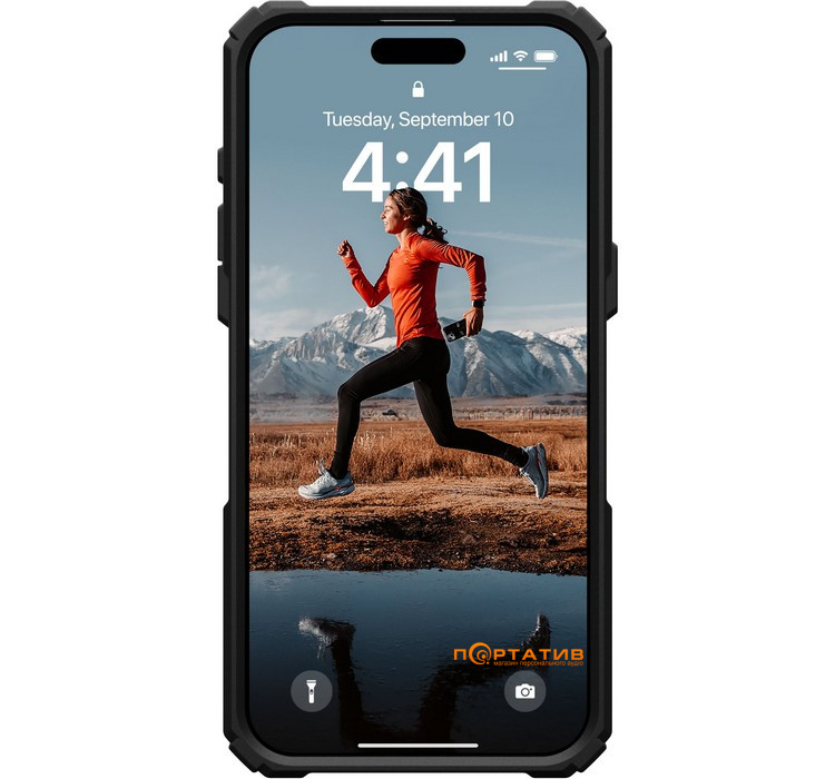 Чехол UAG для Apple iPhone 15 Pro Max Plasma XTE, Black/Orange (114441114097)