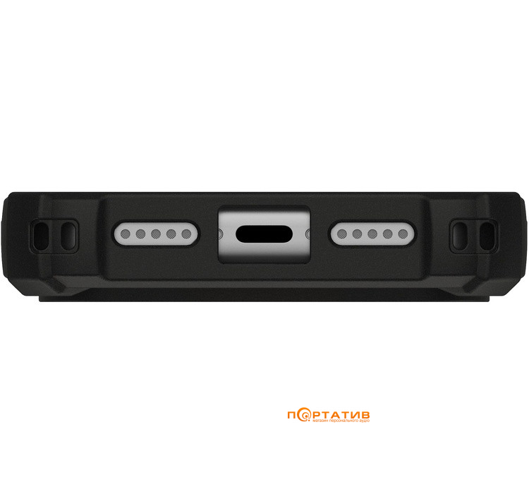 Чохол UAG iPhone 17 Pro, Plasma XTE MagSafe, Black/Pop Orange (114527114097)