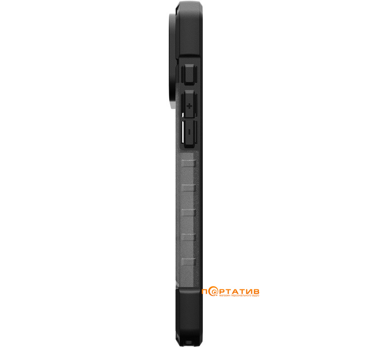 Чохол UAG iPhone 17 Pro Max, Pathfinder Clear MagSafe, Ash/Black (114552113140)