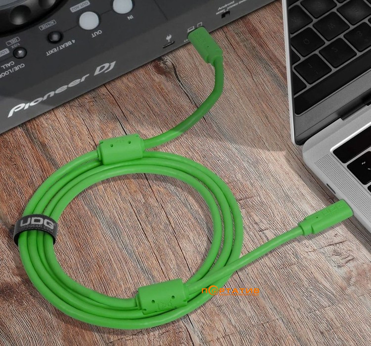 Кабель UDG Ultimate Cable USB 3.2 C-C Green Straight 1.5m