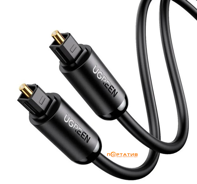 Кабель UGREEN AV122 Toslink Optical Audio Cable 3m Black (70893)