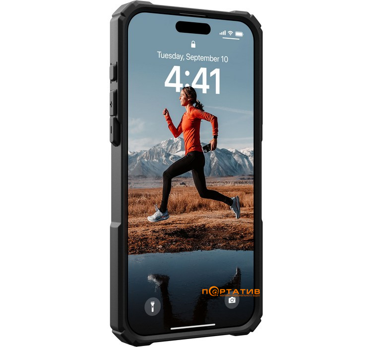 Чехол UAG для Apple iPhone 15 Pro Max Plasma XTE, Black/Orange (114441114097)