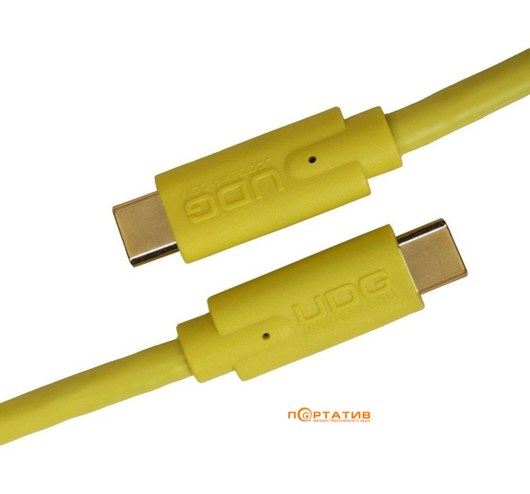 Кабель UDG Ultimate Cable USB 3.2 C-C Yellow Straight 1.5m