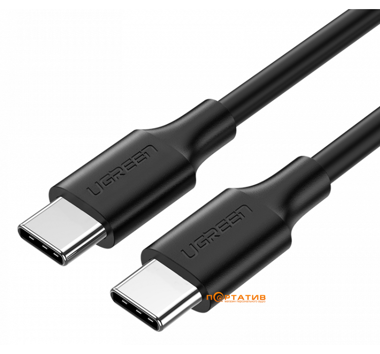 UGREEN US286 USB Type-C to USB Type-C 60W Cable 2m Black (10306)