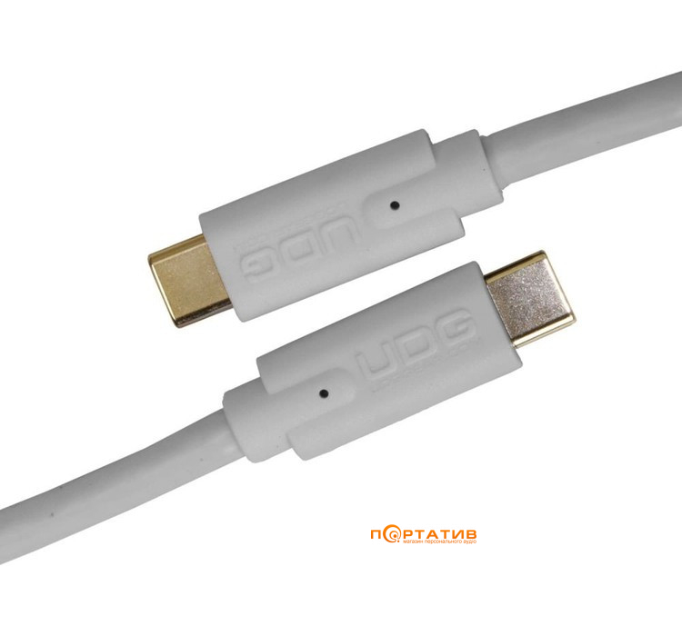 Кабель UDG Ultimate Cable USB 3.2 C-C White Straight 1.5m