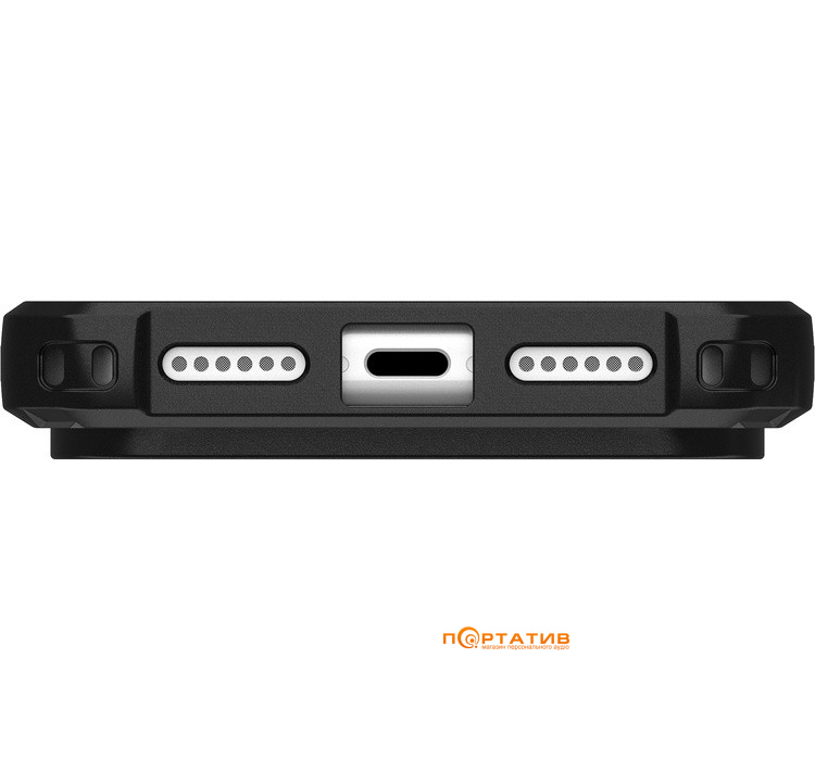 Чохол UAG iPhone 17 Pro Max, Pathfinder Clear MagSafe, Ash/Black (114552113140)