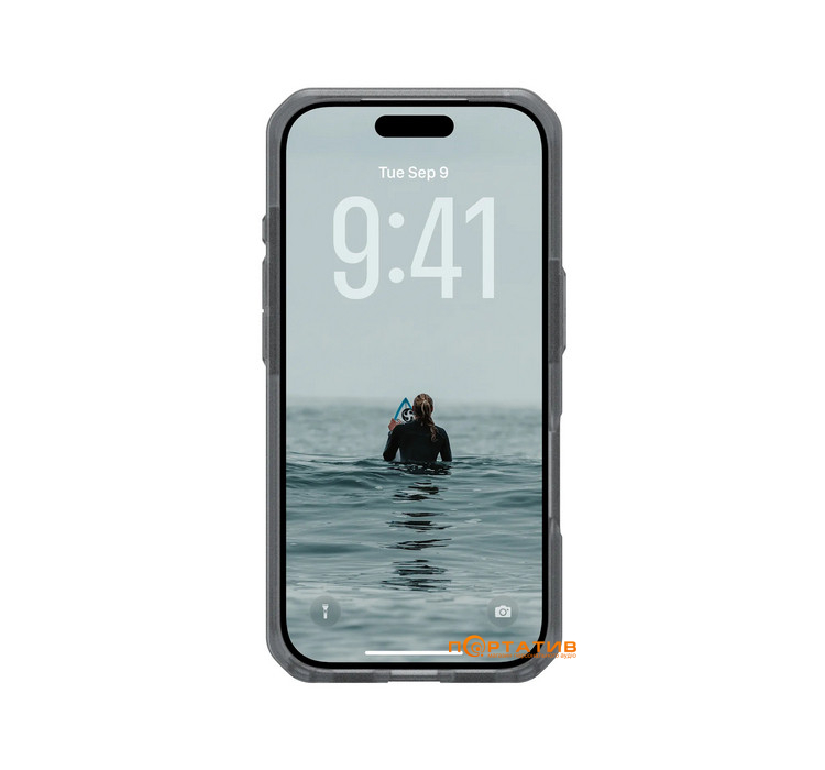 Чехол UAG iPhone 17 Pro, Dot MagSafe, Ash (114536113131)
