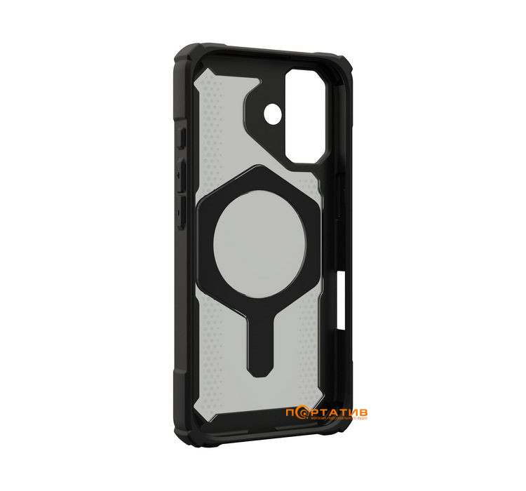 Чехол UAG iPhone 17, Plasma XTE MagSafe, Black/Pop Orange (114526114097)