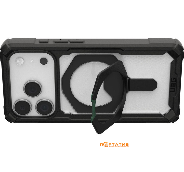 Чохол UAG iPhone 17 Pro, Plasma XTE MagSafe, Black/Clear (11452711404G)