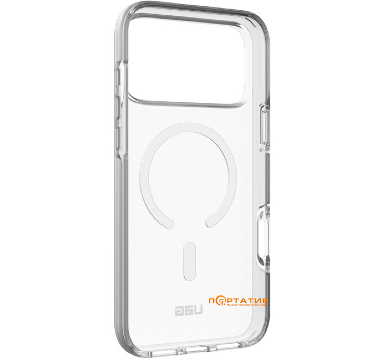 Чехол UAG iPhone 17 Pro Max, Scout Clear MagSafe, Ice/White (114557114341)