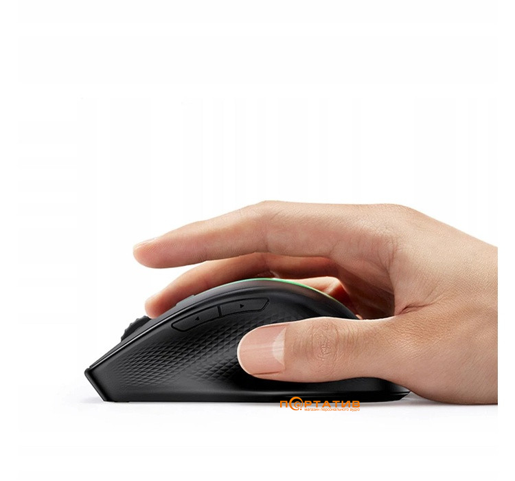 Мышь Ugreen Ergonomic Wireless Contoured Mouse Black MU101 (90395)