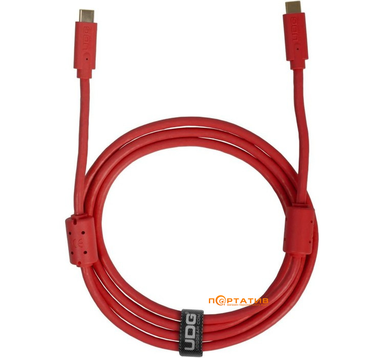 Кабель UDG Ultimate Cable USB 3.2 C-C Red Straight 1.5m