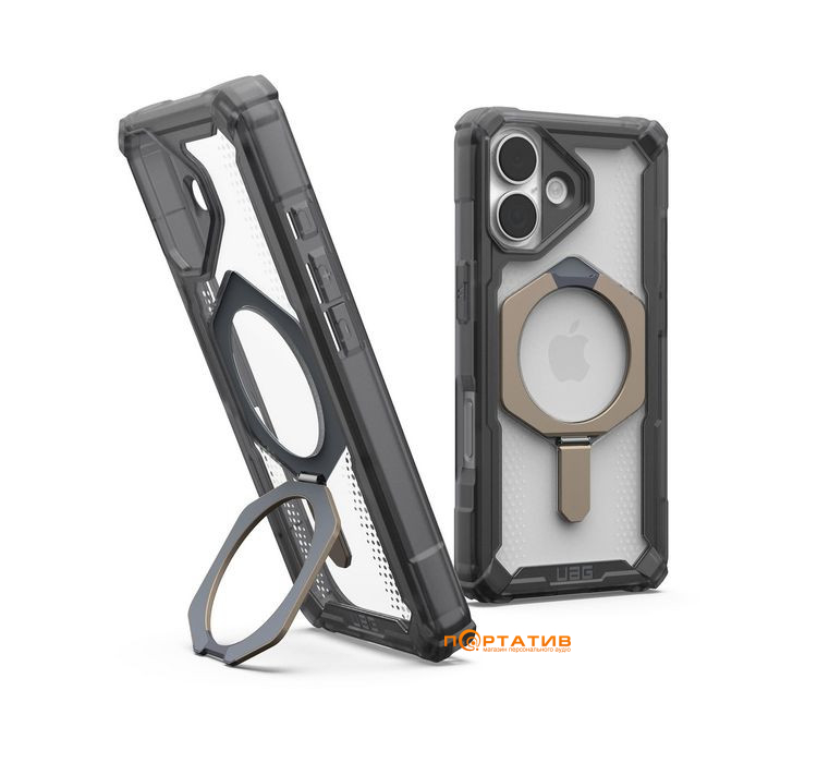 Чехол UAG iPhone 17, Plasma XTE MagSafe, Ash/Titanium (114526113136)