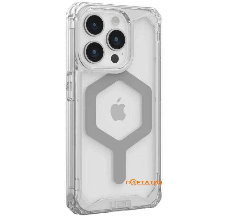 UAG для Apple iPhone 15 Pro Plyo Magsafe, Ice/Silver (114286114333)
