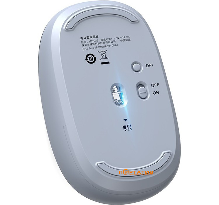 Мишка Ugreen Portable Wireless Mouse Blue MU105 (90671)