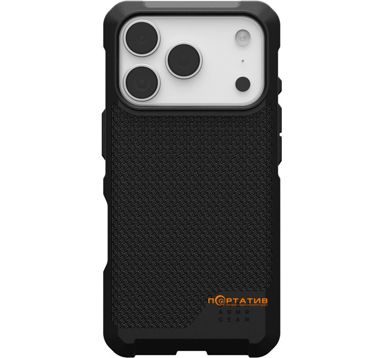 Чохол UAG iPhone 17 Pro, Metropolis LT MagSafe, Kevlar Black (114517113940)