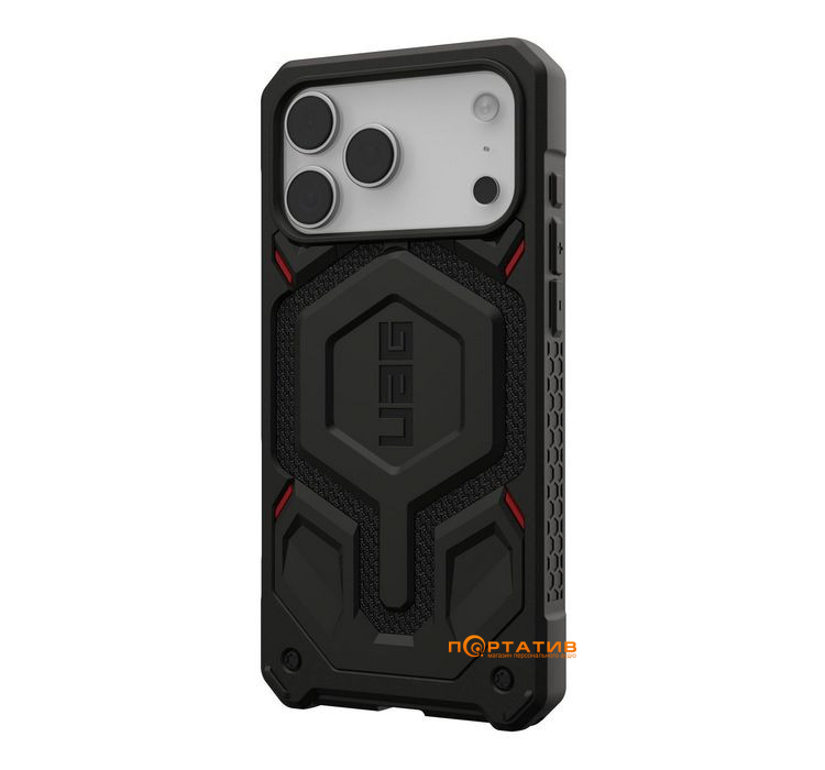 Чехол UAG iPhone 17 Pro Max, Monarch Pro MagSafe, Kevlar Black (114514113940)