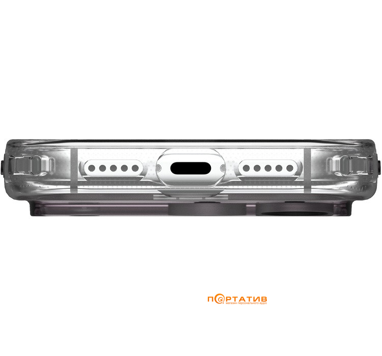 Чохол UAG iPhone 17 Pro, Plyo MagSafe, Black/Clear Ombre (11452911404G)