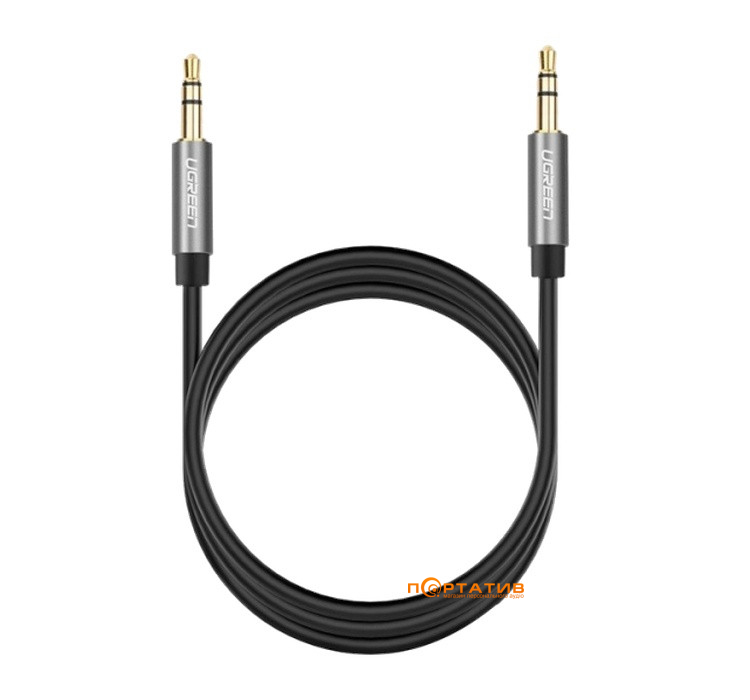 Кабель UGREEN AV119 3.5mm Male to 3.5mm Male Cable 0.5m Black (10732)