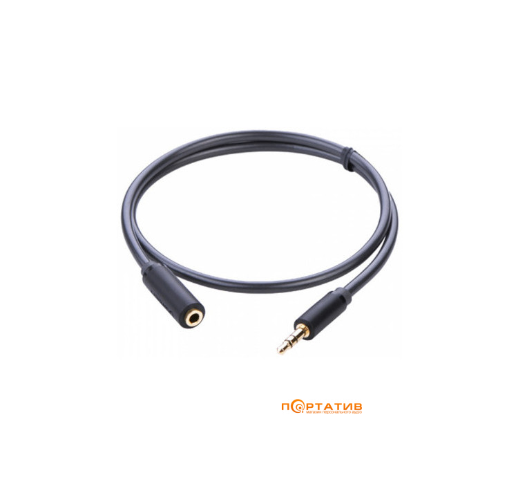 UGREEN AV124 3.5mm M to 3.5mm F Cable 1m Gray (10782)