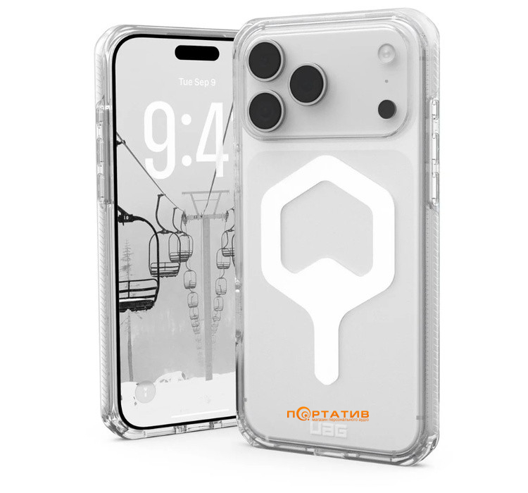 Чехол UAG iPhone 17 Air, Plyo MagSafe, Ice/White (114532114341)