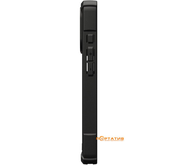 Чохол UAG iPhone 17 Pro, Plasma XTE MagSafe, Black/Pop Orange (114527114097)