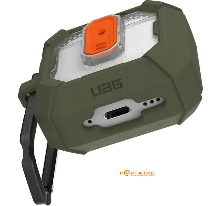 Чохол UAG для AirPods (Gen 4, 2024) Plasma, Olive Drab (104129117272)
